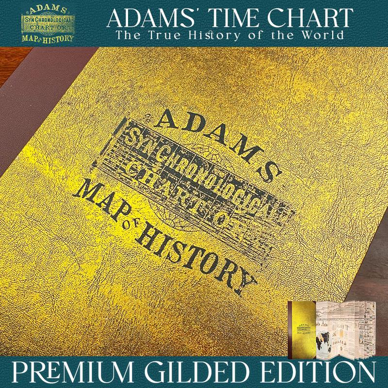 Deluxe Full Gold Foil Adams Time Chart 3.0 Graphic Bible Study Book – page 2