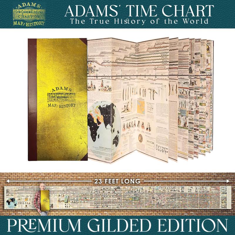 Deluxe Full Gold Foil Adams Time Chart 3.0 Graphic Bible Study Book – page 3