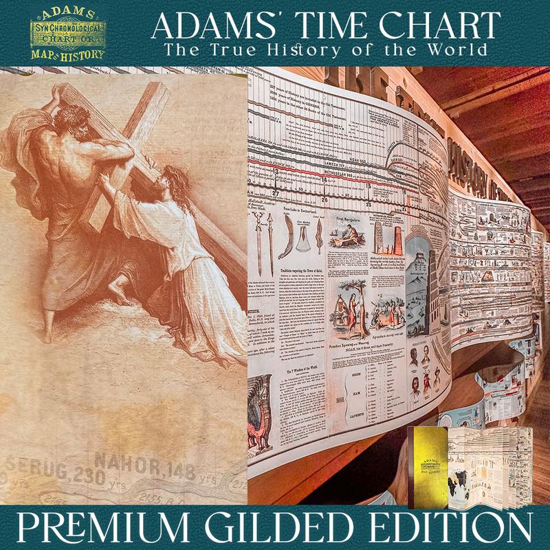 Deluxe Full Gold Foil Adams Time Chart 3.0 Graphic Bible Study Book – page 4