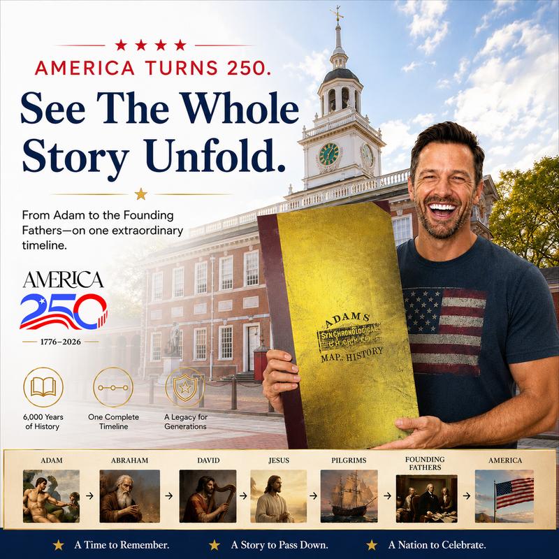 Deluxe Full Gold Foil Adams Time Chart 3.0 Graphic Bible Study Book – page 6